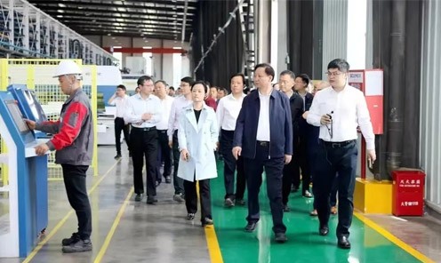 集团资讯|蚌埠市委书记率队莅临安徽英国365上市公司智能制造有限...